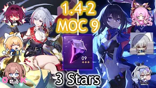 [Honkai: Star Rail] 1.4 Memory of Chaos 9 / MoC 9 : Phrase 2 - E0 Topaz + Kafka & E0S1 Seele Carry