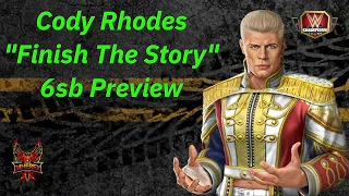 Cody Rhodes "Finish The Story" 6sb Preview This One Is Fun!!!