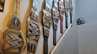 Walk through WWB Belt Room After WWE WrestleMania XL