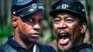 Denzel Washington y Morgan Freeman vs. Ejército Confederado | Tiempos de gloria | Clip en Español