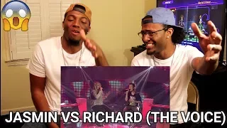 John Legend - All Of Me (Jasmin, Richard) | The Voice Kids 2014 | BATTLE | REACTION