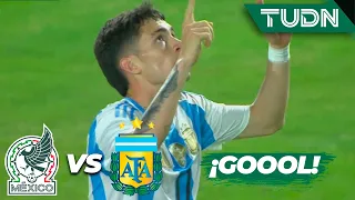 ¡SOULÉ SE INVENTÓ UN GOLAZO! | México 0-2 Argentina | Amistoso Sub 23 | TUDN