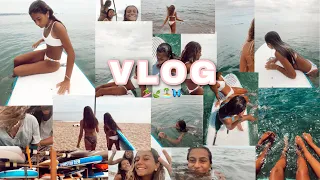 Vlog (un día conmigo) en la playa !! :) cojemos un paddle surf 🏄‍♀️