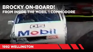 Peter Brock 1992 Nissan Mobil 500 Wellington Street Race In-Car Camera Vision