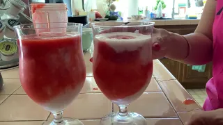 Virgin Lava Flow(Strawberry/Coconut/Pineapple)Drinks for 2