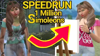 How fast can PAINTING get us 1 Million simoleons - in The Sims 4