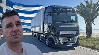 A kamionos Görögországban