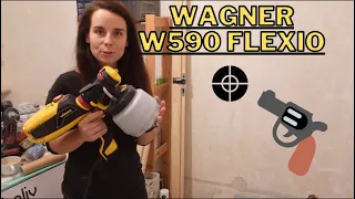 Renowacja szafek łazienkowych z pistoletem Wagner W590 Flexio