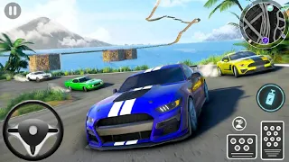 Muscle Car Stunt Games 🚗 - US Muscle Car Extreme Ramp Drive - Gameplay 100 - Android GamePlay