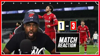 IM FUMING, MISTAKE AFTER MISTAKE!!| Tottenham (1) vs Liverpool (3) EXPRESSIONS