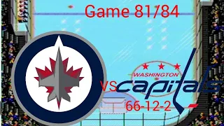 NHL 94 Rewind | Jets vs Capitals G81/84