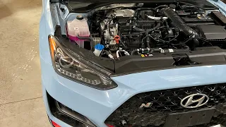 Veloster N downpipe install