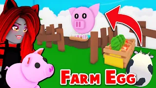 Opening Farm Eggs To See What We Build In Adopt Me! (Roblox)