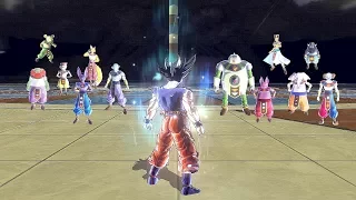 Ultra Instinct Goku vs All 12 Gods of Destruction - Dragon Ball Xenoverse 2