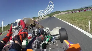 Onboard Lap around Arena E Mülsen  (Rotax senior)