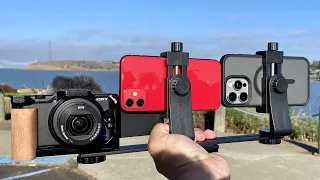 iPhone 15 pro max vs  Sony ZV1 camera comparison