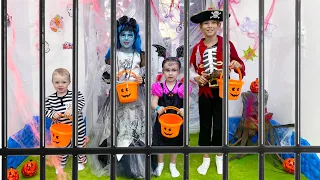 Five Kids Halloween Song