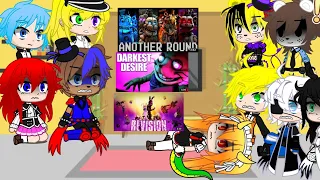 Fandoms com uma convidada reagindo 4 música de fnaf