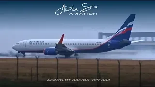 Aeroflot Boeing 737-8LJ |VP-BMO| Rainy Takeoff @ Belgrade Airport