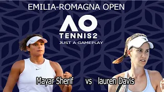 Mayar Sherif      vs   lauren Davis        | 🏆 ⚽ Tallinn Open    (29/09/2022) 🎮