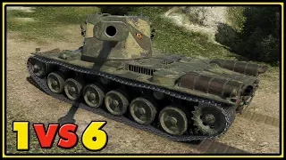 Kranvagn - 11 Kills - 1 VS 6 - World of Tanks Gameplay