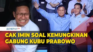 Reaksi Cak Imin Ditanya soal Kemungkinan Dirinya Gabung Koalisi Prabowo-Gibran