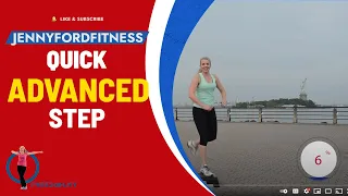 Coast To Coast Step | Statue of Liberty | Quick Workout | Step Aerobics at Home | Cardio Workout