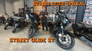 REVIEW chi tiết sự khác biệt giữa 2 dòng touring STREET GLIDE ST và STREET GLIDE SPECIAL !!