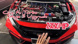 Honda Civic FC Turbo - Stage 3 Upgrade 2XX HP