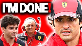 Carlos Sainz Furious at Ferrari For Favoring Leclerc!