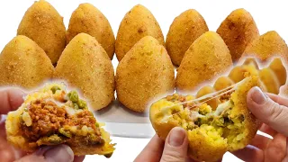 SICILIAN ARANCINI DI RISO: ORIGINAL RECIPE - PERFECT AND DELICIOUS SICILIAN ARANCINI