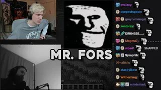 xQc Reacts to Forsen Just Giving up on a run and chat goes despair