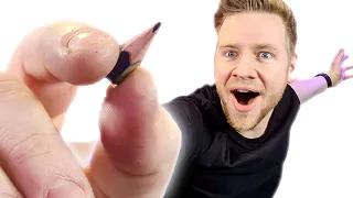 WORLD RECORD?!! - You won't believe how far I pushed this PENCIL!!