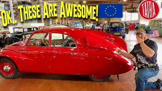 I Saw My First TATRA! & So many Classic European Cars