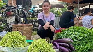 FULL VIDEO: 60 Days of harvesting bok choy, eggplant, chicken eggs, and squash to sell at the market