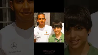 F1 Driver with Hamilton😍 #f1 #f1shorts #viral #lewishamilton #yukitsunoda #georgerussel