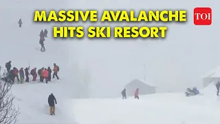 Breaking: Massive Avalanche Hits Gulmarg | Deadly Avalanche Strikes Ski Resort, 1 Foreigner Dead