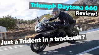 Is the new Triumph Daytona 660 a true Daytona? Full ride and review!