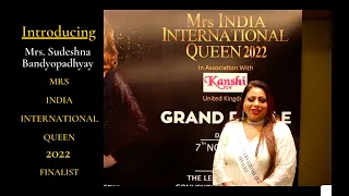 SUDESHNA BANDYOPADHYAY - MRS INDIA INTERNATIONAL QUEEN 2022 FINALIST, INTRODUCTION ROUND