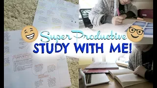 EASTER HOLIDAY STUDY WITH ME: SUPER PRODUCTIVE AND MOTIVATIONAL! | Inspiration for Exams 2018!