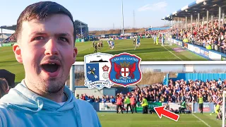 IT ALL KICKS OFF at THE CUMBRIAN DERBY | BARROW 1-2 CARLISLE