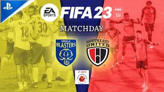 FIFA 23 | Kerala Blasters vs North East United fc | Hero ISL Matchday 6 | PS5™ [1080p 60fps ]