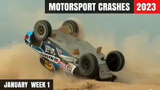 Motorsport Crashes 2023 January Week 1