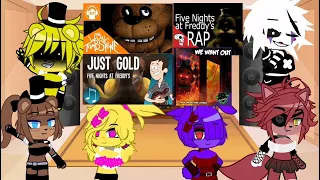 FNIA reacts to FNAF 1 Songs [TLT; DAGames; JT Music; MandoPony]