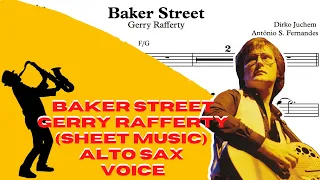 Baker Street - Gerry Rafferty (Sheet Music) Alto Sax Voice