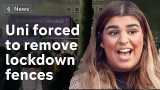 Manchester university forced to apologise and remove campus fences after student protests