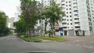 Driving around Choa Chu Kang neighbourhood.