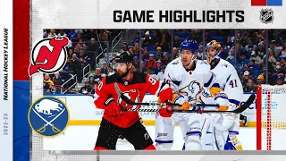 Devils @ Sabres 11/25 | NHL Highlights 2022