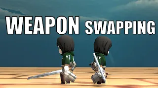 Weapon Swapping in AoTTG! (for Thunder Spears and Blades)