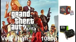 GTA 5 On Zotac GTX 950 + Ryzen 5 1600, High/Very High Settings, 1080p